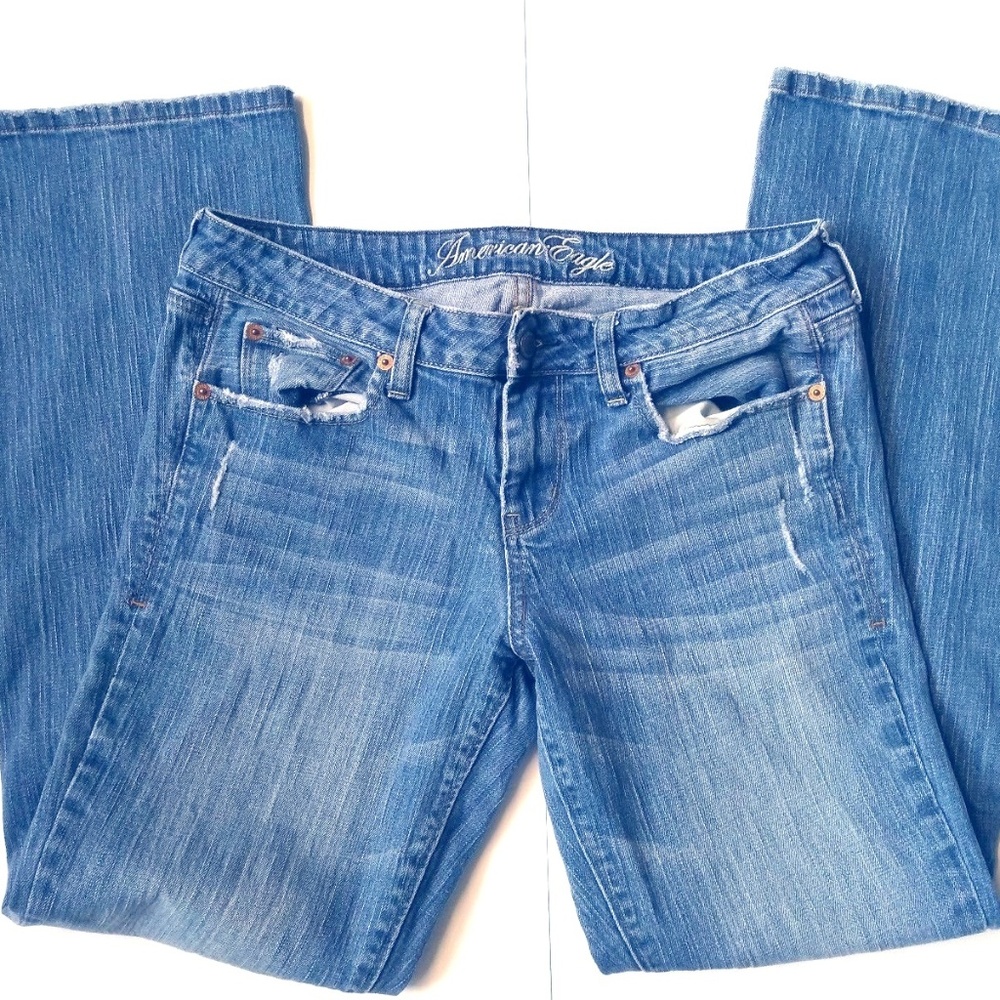 American Eagle True Boot Cut Jean Pants Women AE S